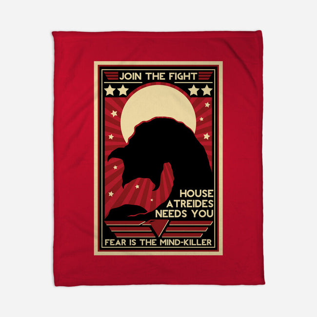 Fear Is The Mind Killer-none fleece blanket-jrberger