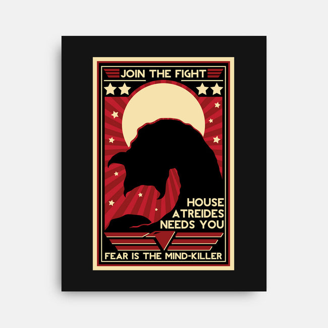 Fear Is The Mind Killer-none stretched canvas-jrberger