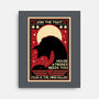 Fear Is The Mind Killer-none stretched canvas-jrberger