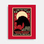 Fear Is The Mind Killer-none stretched canvas-jrberger