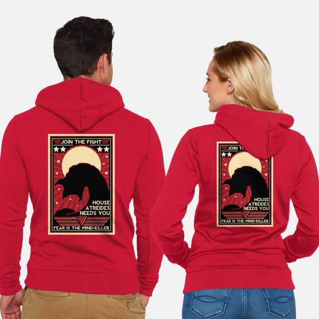 Fear Is The Mind Killer-unisex zip-up sweatshirt-jrberger
