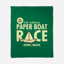 The Annual Paper Boat Race-none fleece blanket-Boggs Nicolas