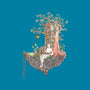Library Island-none adjustable tote-Disha Lu