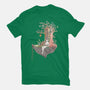 Library Island-mens long sleeved tee-Disha Lu