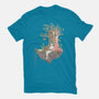 Library Island-mens long sleeved tee-Disha Lu