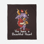 You Have a Beautiful Heart-none fleece blanket-tobefonseca