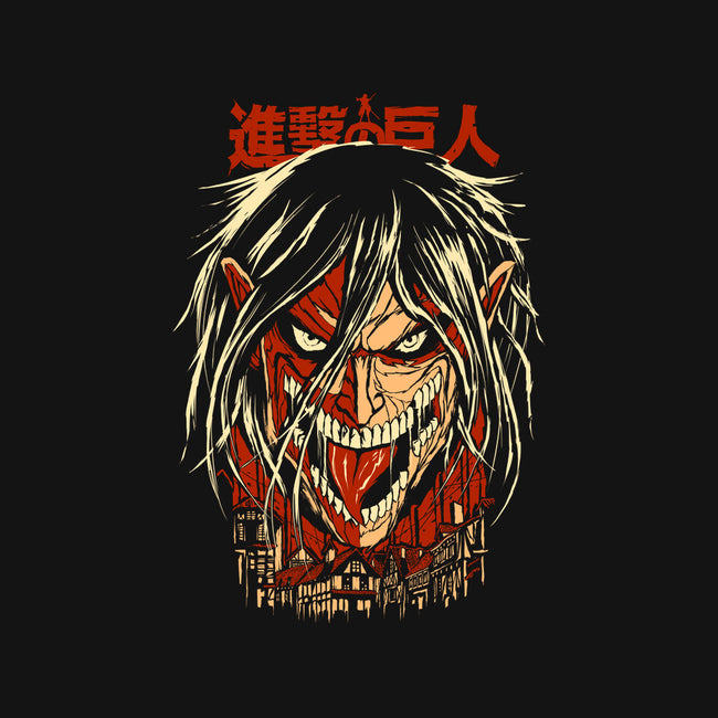 Attack Eren-none polyester shower curtain-silentOp