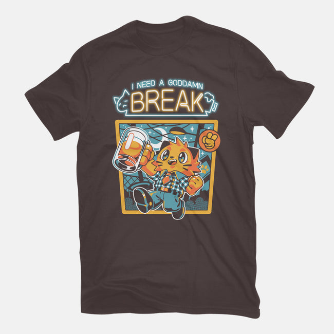 I Need A Break-mens premium tee-ilustrata