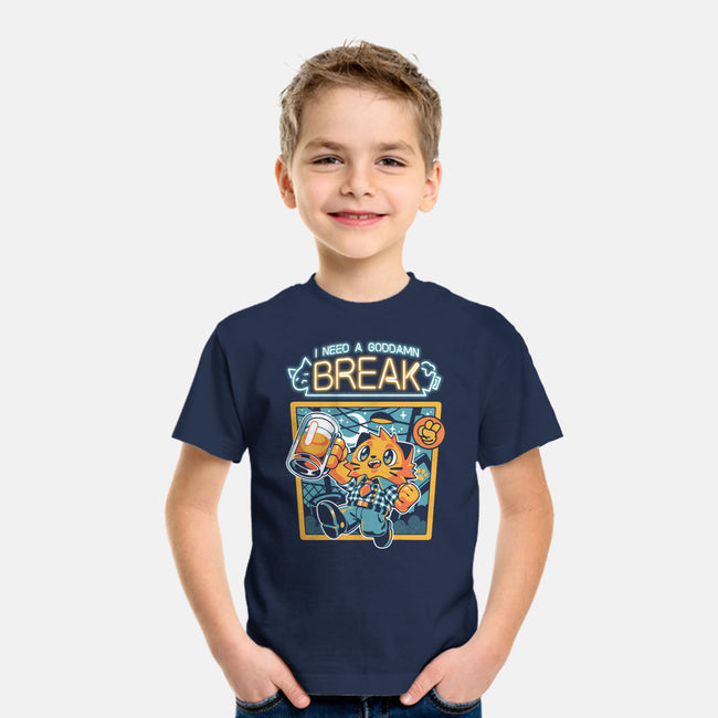 I Need A Break-youth basic tee-ilustrata