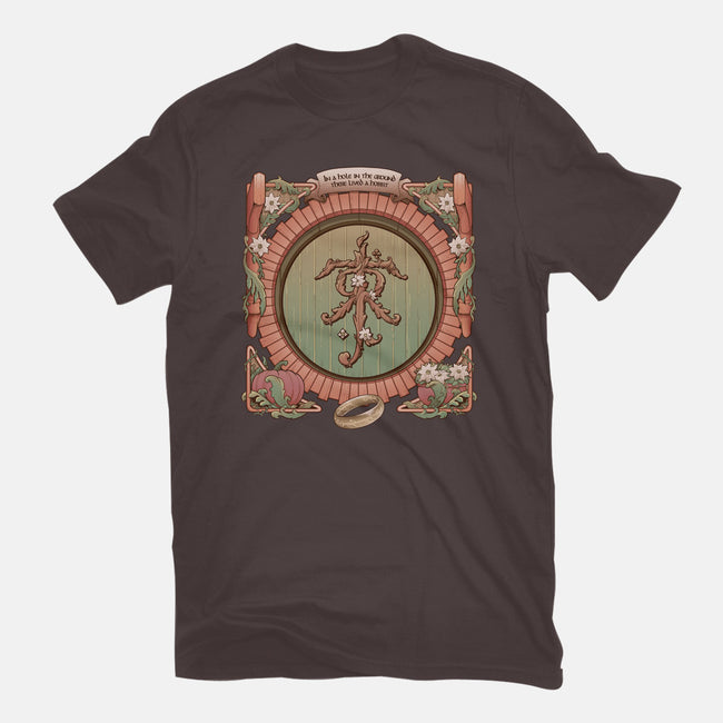 A Hole In The Ground-womens fitted tee-saqman