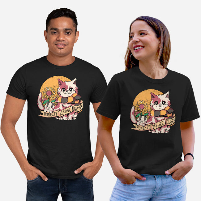 Honest Cat-unisex basic tee-tobefonseca