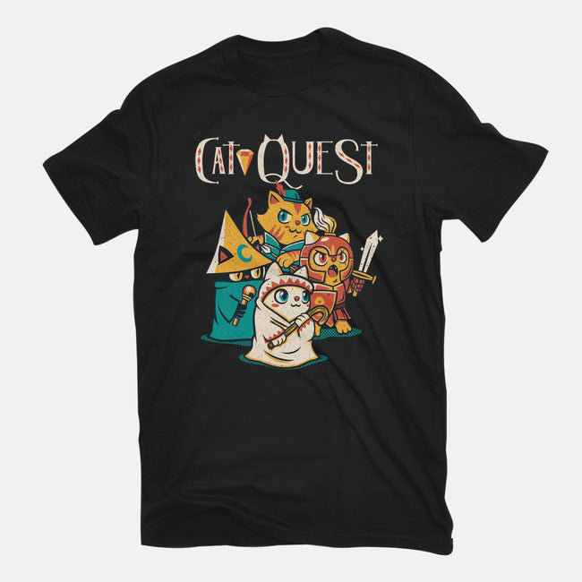 Cat Quest-mens basic tee-tobefonseca