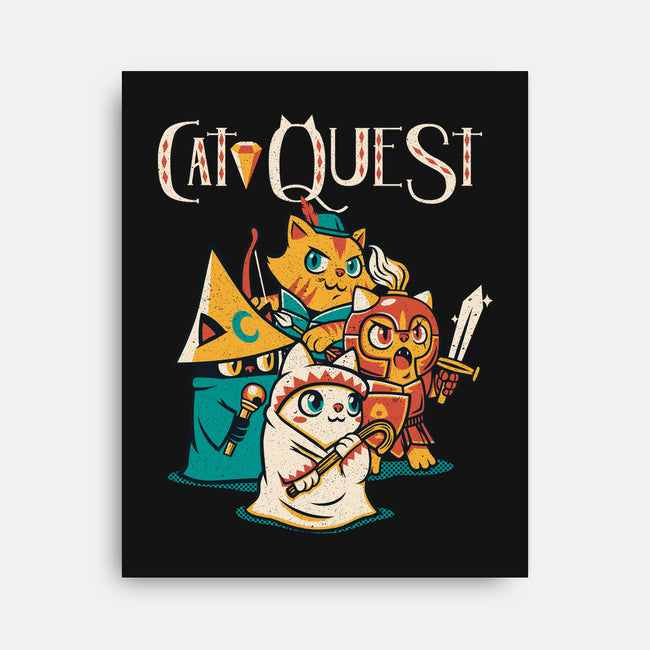 Cat Quest-none stretched canvas-tobefonseca