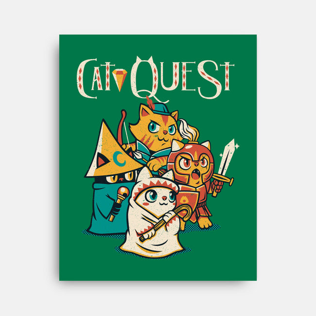 Cat Quest-none stretched canvas-tobefonseca