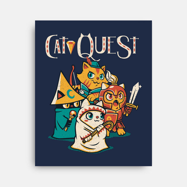 Cat Quest-none stretched canvas-tobefonseca