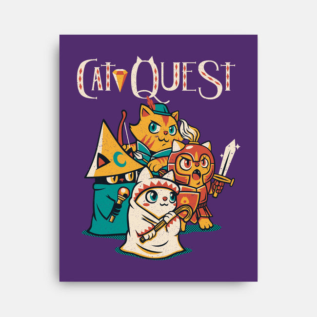 Cat Quest-none stretched canvas-tobefonseca