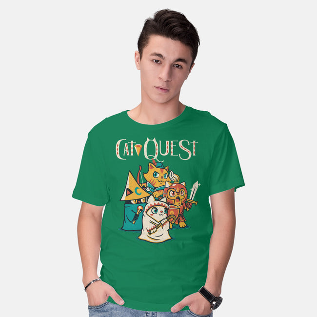 Cat Quest-mens basic tee-tobefonseca