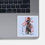 The Flurry Of Dancing Flames-none glossy sticker-DrMonekers