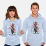 The Flurry Of Dancing Flames-unisex pullover sweatshirt-DrMonekers