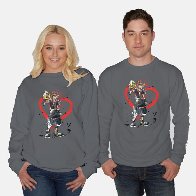 Wielder Of The Keyblade-unisex crew neck sweatshirt-DrMonekers