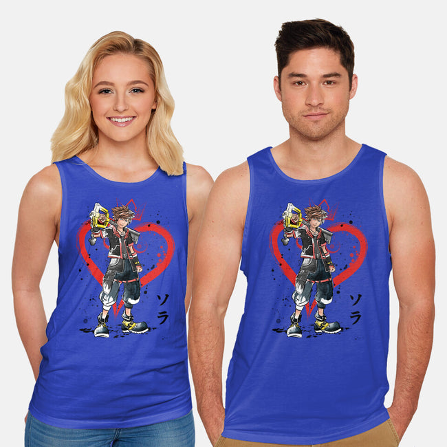 Wielder Of The Keyblade-unisex basic tank-DrMonekers