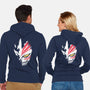 Hollow Mask-unisex zip-up sweatshirt-xMorfina