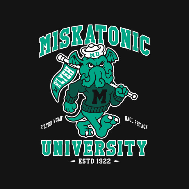 Miskatonic U-none removable cover w insert throw pillow-Nemons