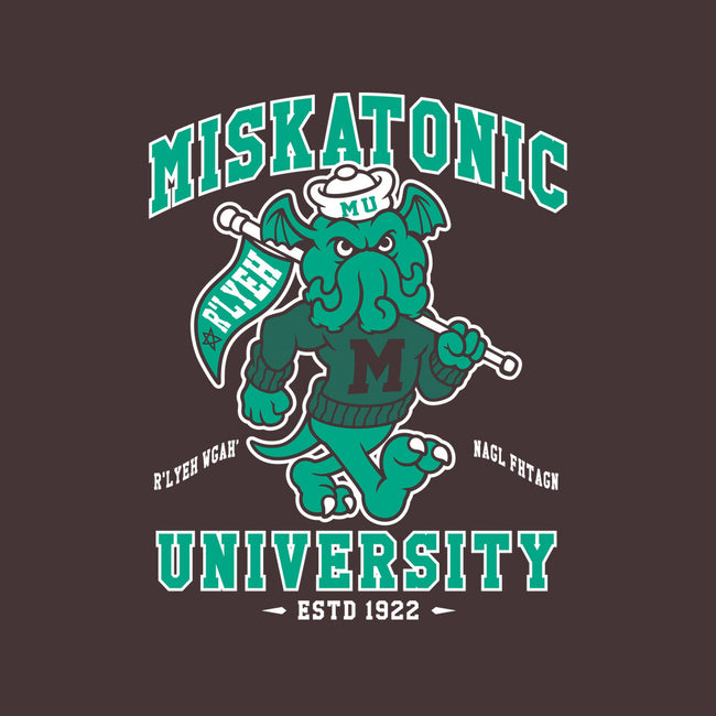Miskatonic U-none removable cover w insert throw pillow-Nemons