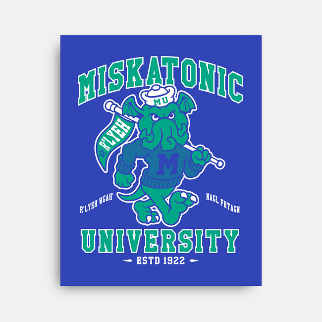 Miskatonic U-none stretched canvas-Nemons