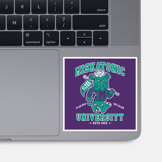Miskatonic U-none glossy sticker-Nemons