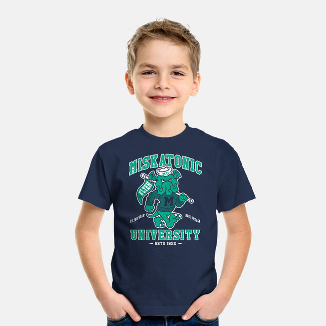 Miskatonic U-youth basic tee-Nemons