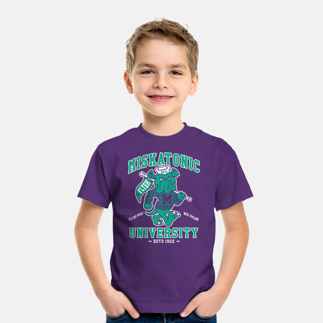Miskatonic U-youth basic tee-Nemons