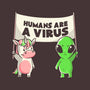 Humans Are A Virus-unisex zip-up sweatshirt-eduely