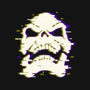 Glitchy Skull-none stretched canvas-Skullpy