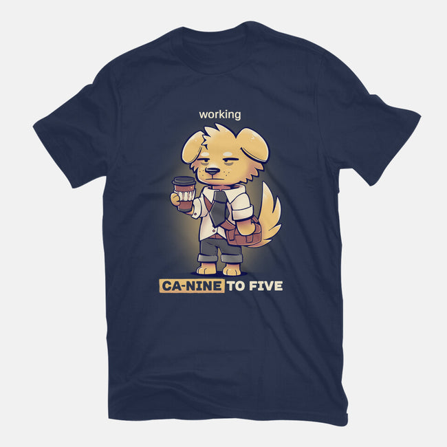 Working Canine To Five-unisex basic tee-TechraNova