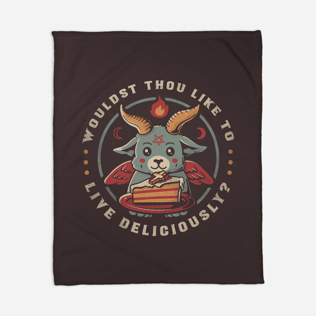 Wouldst Thou-none fleece blanket-tobefonseca