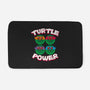 Turtle Power-none memory foam bath mat-rocketman_art