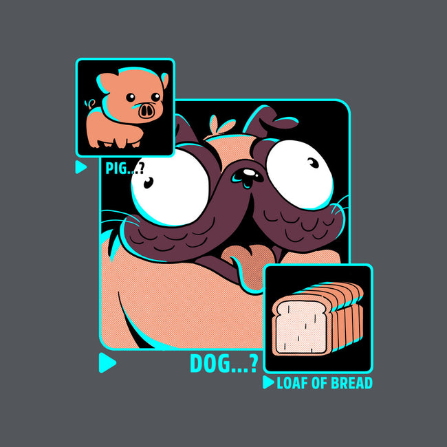 Dog, Pig, Loaf Of Bread-none stretched canvas-estudiofitas