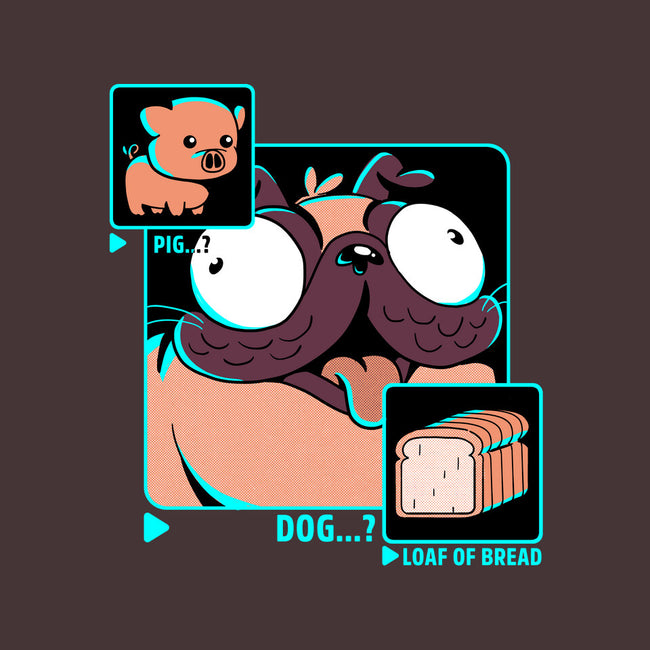 Dog, Pig, Loaf Of Bread-none stretched canvas-estudiofitas