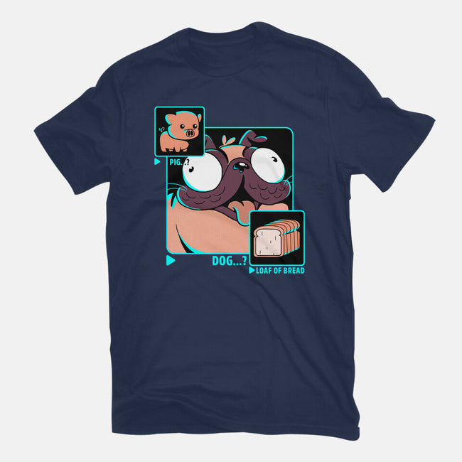 Dog, Pig, Loaf Of Bread-mens basic tee-estudiofitas