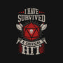 I Survived A Critical Hit-none stretched canvas-ShirtGoblin