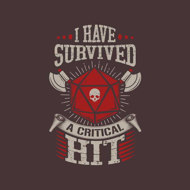 I Survived A Critical Hit-unisex kitchen apron-ShirtGoblin