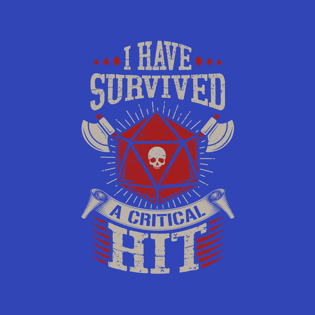 I Survived A Critical Hit-none stretched canvas-ShirtGoblin