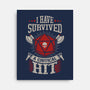I Survived A Critical Hit-none stretched canvas-ShirtGoblin