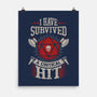 I Survived A Critical Hit-none matte poster-ShirtGoblin