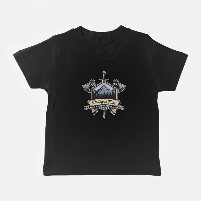 Roll Your Fate-baby basic tee-ShirtGoblin