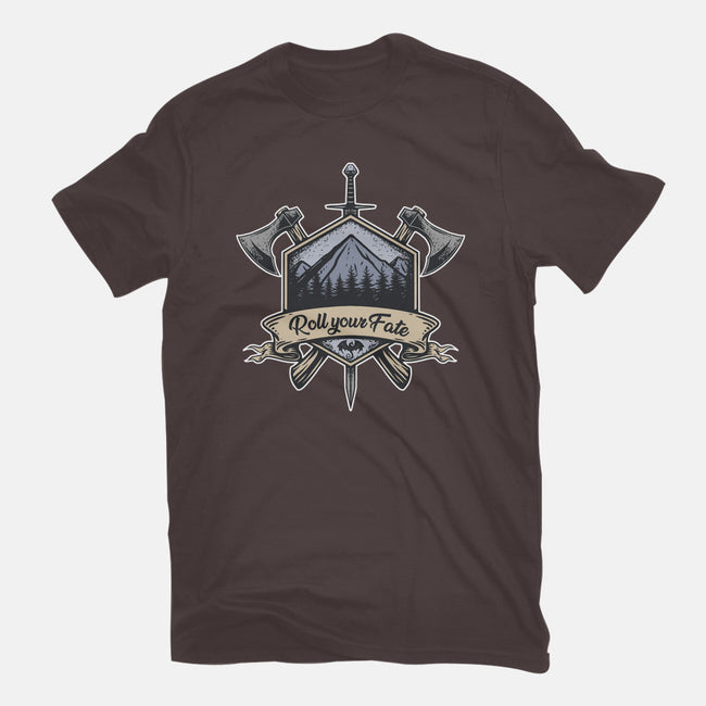 Roll Your Fate-womens basic tee-ShirtGoblin