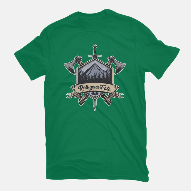 Roll Your Fate-womens basic tee-ShirtGoblin