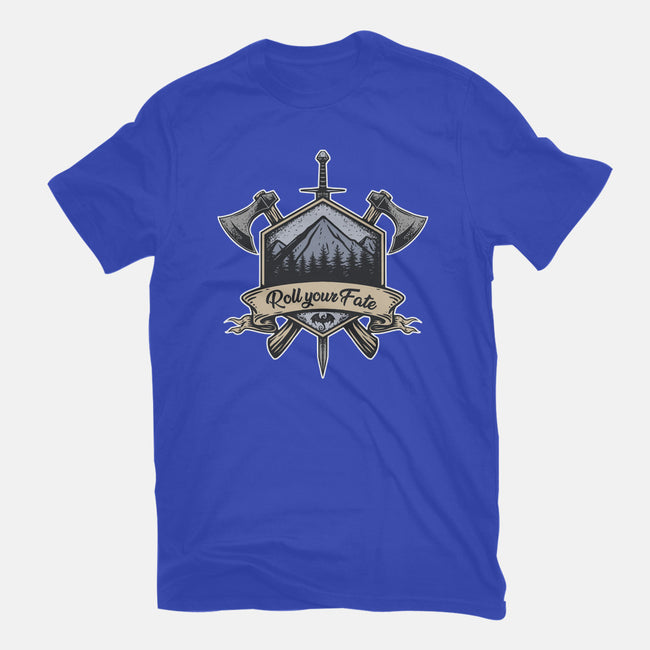 Roll Your Fate-womens basic tee-ShirtGoblin