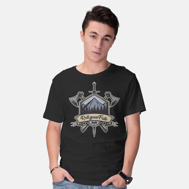 Roll Your Fate-mens basic tee-ShirtGoblin
